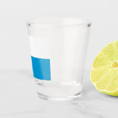 Bayerische Flagge Schnapsglas (Rechts)
