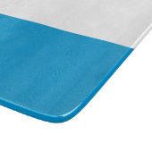 Bayerische Flagge Schneidebrett (Ecke)