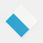 Bayerische Flagge Serviette (Ecke)