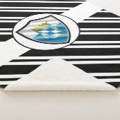 Bayerische Flagge Sherpadecke (3/4)