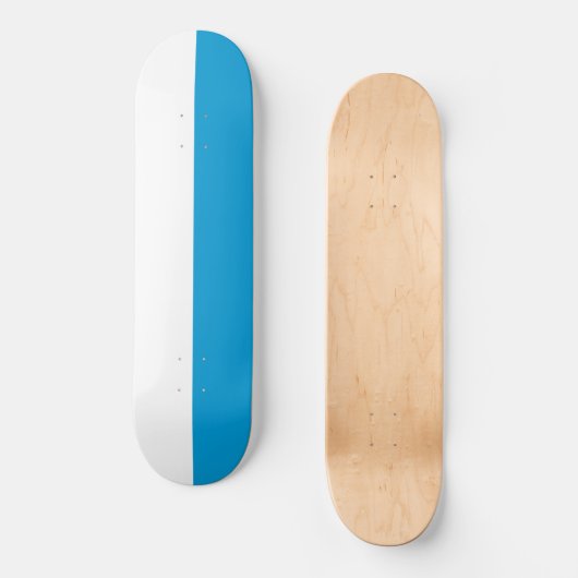 Bayerische Flagge Skateboard (Vorderseite)