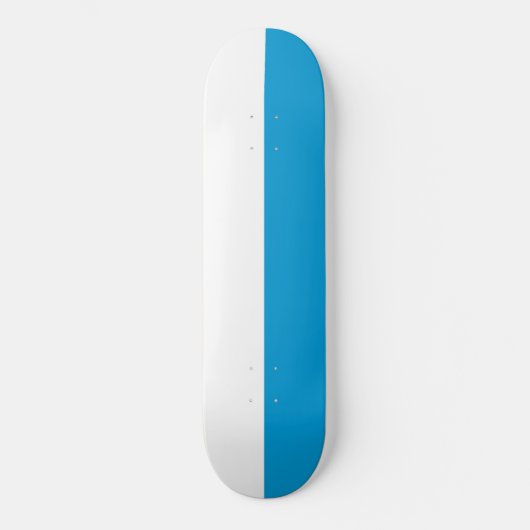 Bayerische Flagge Skateboard (Vorderseite)