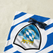 Bayerische Flagge Strandtuch (Beispiel)