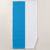 Bayerische Flagge Strandtuch (Vorderseite)