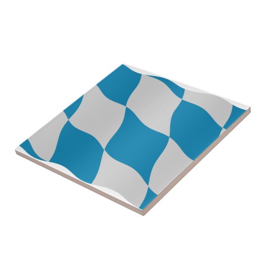 Bayerische Flagge - transparenter Hintergrund Fliese (Seite)