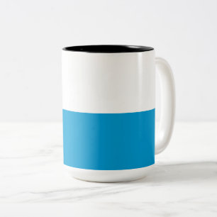 Bayerische Flagge Zweifarbige Tasse