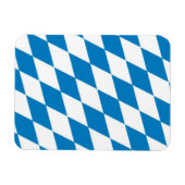 Bayerische Landflagge Magnet (Horizontal)