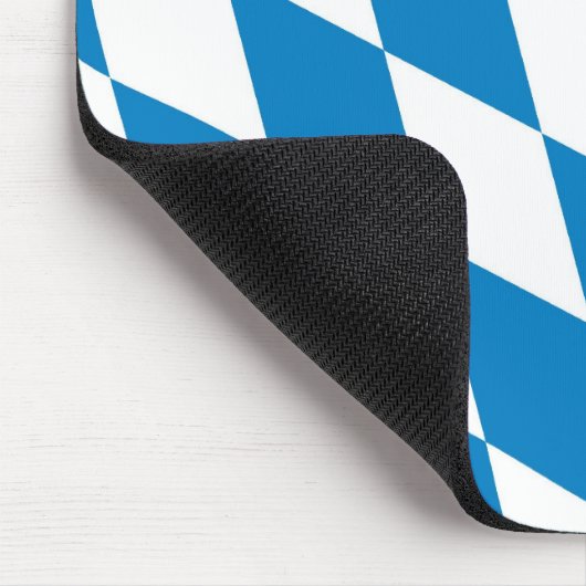 Bayerische Landflagge Mousepad (Ecke)