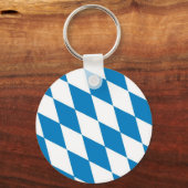 Bayerische Landflagge Schlüsselanhänger (Vorderseite)