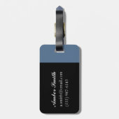 Bayerische Landschaft mit Kirche Gepäckanhänger (Rückseite vertikal)