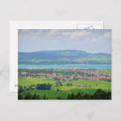Bayerische Landschaft Postkarte (Vorne/Hinten)