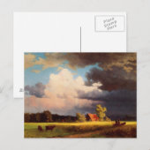 Bayerische Landschaft Postkarte (Vorne/Hinten)