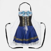 Bayerische Oktoberfest Dirndl Schürze (Vorderseite)