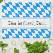 Bayerische Rauten Geschirrtuch-Vorlage Geschirrtuch (Gefaltet)