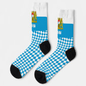 Bayerische Socken, bayerische Fahne, Mode / Sport Socken (Linkes Detail)