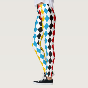 Bayerische und deutsche Flaggenfarben Oktoberfest Leggings