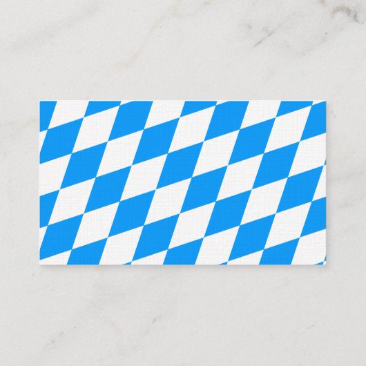 Bayerische Visitenkarte (Rückseite)