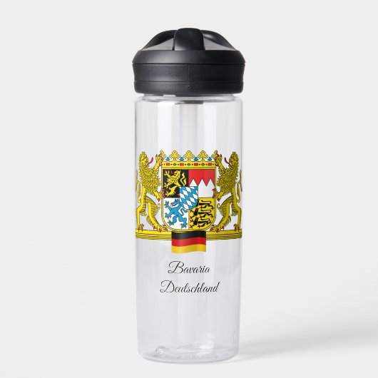 Bayerische Wappen, Flagge, Deutschland Trinkflasche (Vorderseite)
