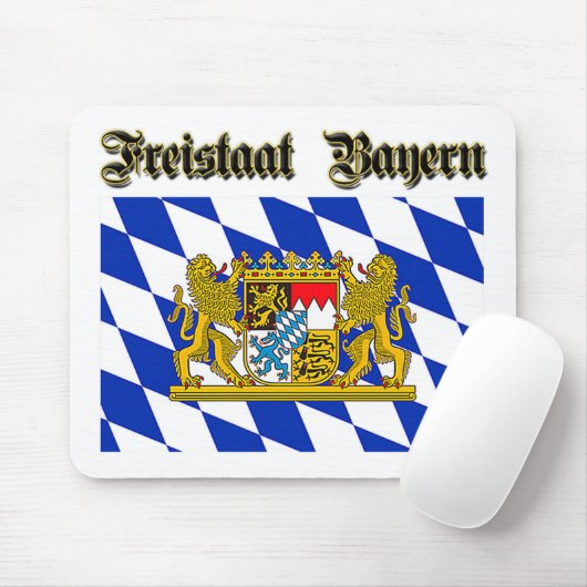 Bayerische Wappen Mousepad (Mit Mouse)