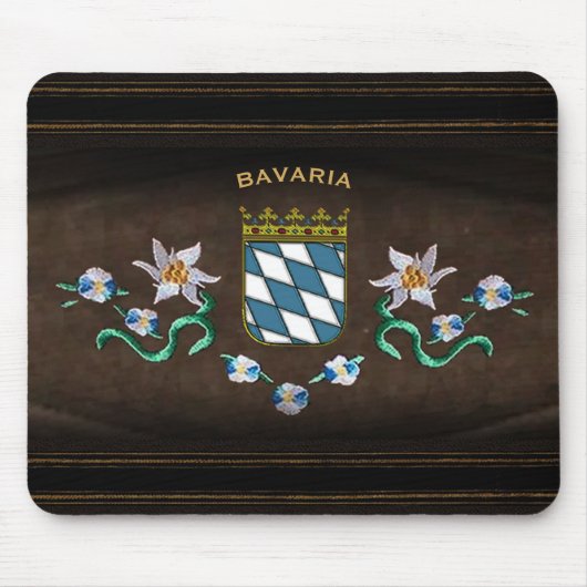 Bayerische Wappen Mousepad (Vorne)