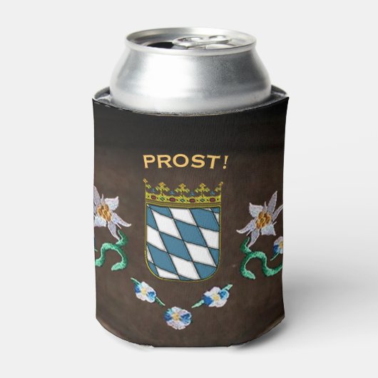 Bayerische Wappen "Prost!" Dosenkühler (Kanne Vorderseite)