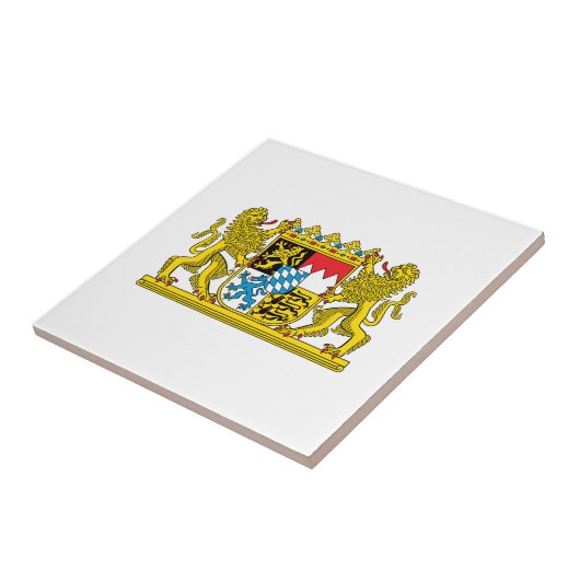 Bayerische Wappendecke Fliese (Seite)