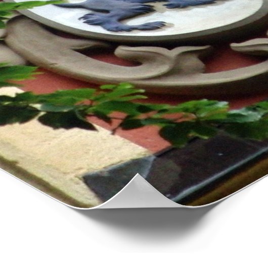 Bayerische Wappendecke Poster (Ecke)