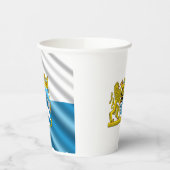 Bayerische Wappenwappen Pappbecher (Links)