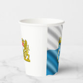 Bayerische Wappenwappen Pappbecher (Rechts)
