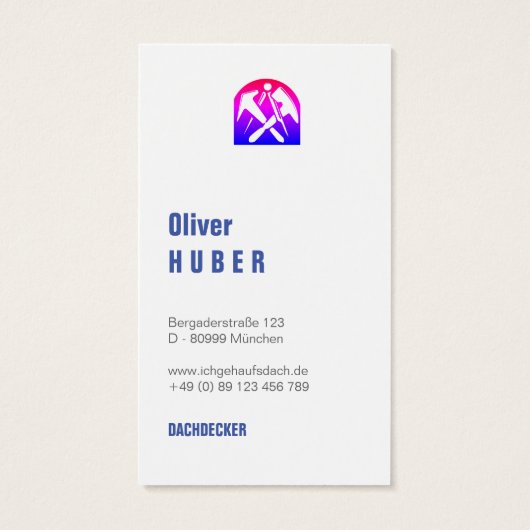 Bayerischer Dachdecker (Rückseite)