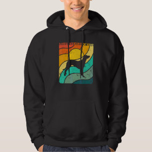 Bayerischer Gebirgsschweißhund Vintage Sunset Mom Hoodie