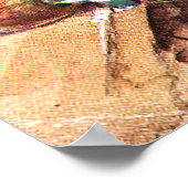 Bayerischer Hund Poster (Ecke)