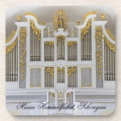 Bayerischer Orgel-Untersetzer Getränkeuntersetzer (Vorderseite)