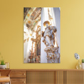 Bayerischer Rokoko - Inneres Leinwanddruck (Insitu (Wohnzimmer))