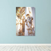 Bayerischer Rokoko - Inneres Leinwanddruck (Insitu (Holzboden))