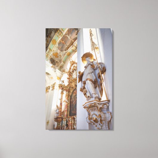 Bayerischer Rokoko - Inneres Leinwanddruck (Vorderseite)