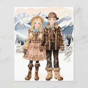 Bayerischer Schneefall & Papierpuppen: Wintermagie