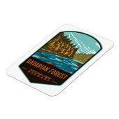 Bayerischer Wald-Nationalpark Deutschland Magnet (Linke Seite)