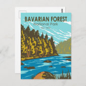 Bayerischer Wald-Nationalpark Deutschland Vintag Postkarte (Vorne/Hinten)