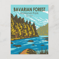 Bayerischer Wald-Nationalpark Deutschland Vintag