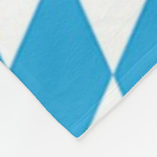 Bayerischer Wappen-Deckblatt Fleecedecke (Ecke)