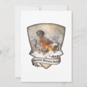 Bayerisches Berghaus, Kunst Einladung (Rückseite)