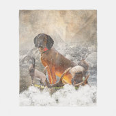 Bayerisches Berghaus, Kunst Fleecedecke (Vorderseite)