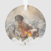 Bayerisches Berghaus, Kunst Ornament (Rückseite)