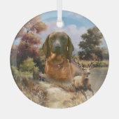 Bayerisches Berghaus, Kunst Ornament Aus Glas (Vorderseite)