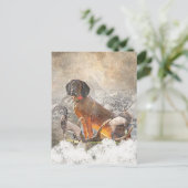 Bayerisches Berghaus, Kunst Postkarte (Stehend Vorderseite)