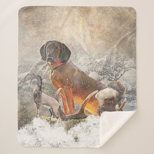 Bayerisches Berghaus, Kunst Sherpadecke (Vorderseite)