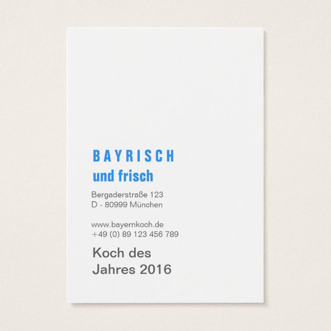 Bayerisches Blau (Rückseite)