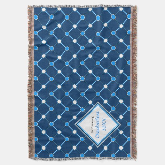 Bayerisches Blau Decke (Vorderseite Vertikal)