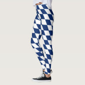 Bayerisches Flaggenmuster Leggings (Links)
